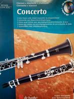 Concerto. Voor Klarinet. + Cd. Nieuw ongebruikt., Muziek en Instrumenten, Bladmuziek, Klassiek, Nieuw, Ophalen of Verzenden, Klarinet