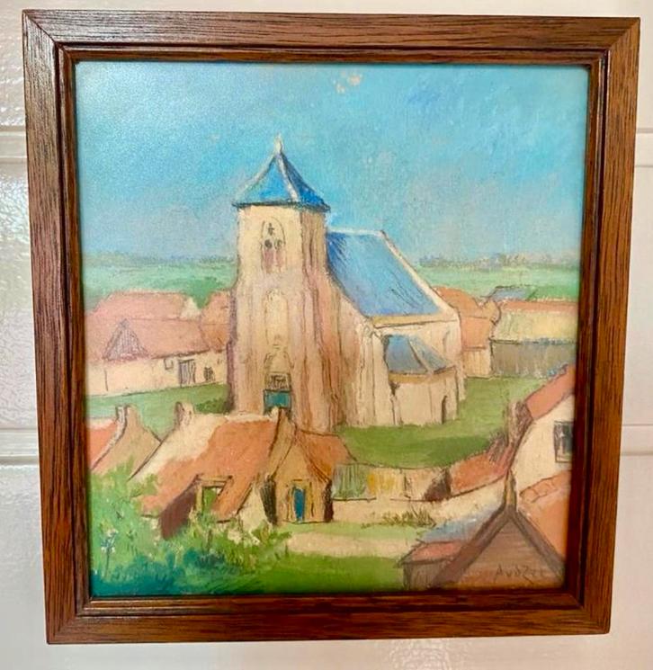 Abraham van der Zee 16/15 cm, Antiek en Kunst, Kunst | Schilderijen | Klassiek, Ophalen of Verzenden