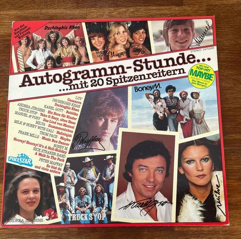 LP Autogramm Stunde mit 20 Spitzenreitern, Cd's en Dvd's, Vinyl | Verzamelalbums, Zo goed als nieuw, Pop, 12 inch, Ophalen of Verzenden