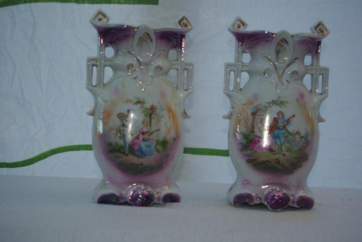 Vazen stellen ( Antiek, Antiek en Kunst, Antiek | Woonaccessoires, Ophalen of Verzenden