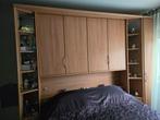 Te koop: Nolte bed 180 x 200 met brugkast, Ophalen, Zo goed als nieuw, Tweepersoons