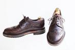 Klassieke Santoni wingtip brogues in de maat 6.5 = maat 40.5, Bruin, Ophalen of Verzenden, Zo goed als nieuw, Santoni