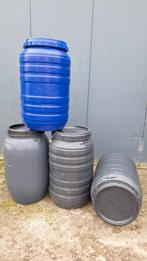 Kunstof 200 liter vaten met Schroefdeksel, Tuin en Terras, 150 liter of meer, Ophalen, Zo goed als nieuw, Kunststof