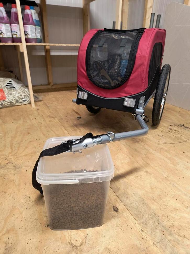 Trixie Hondenfietskar Maat S, Fietsen en Brommers, Fietsaccessoires | Aanhangers en Karren, Nieuw, Hondenkar, Minder dan 20 kg