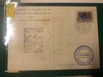 950 Ned 1952 officiele ITEP kaart FDC, Postzegels en Munten, Ophalen of Verzenden, Envelop