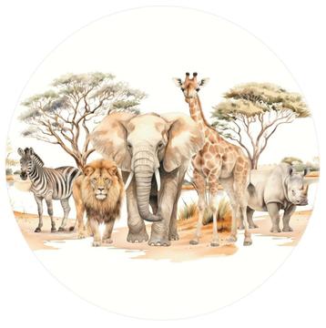 Muursticker Cirkel op Safari Designed4Kids beschikbaar voor biedingen