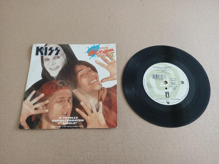 Single: Kiss - God Gave Rock And Rolll To You II (1991), Cd's en Dvd's, Vinyl Singles, Gebruikt, Pop, 7 inch, Verzenden