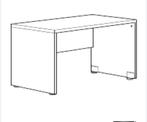 Ikea bureau, zwart met glasplaat, Ophalen, Eenpersoons, Stapelbed