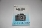 Originele Canon 400D gebruiksaanwijzing, Gebruikt, Spiegelreflex, Canon, Ophalen of Verzenden
