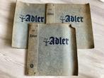 3 x verzamelmap voor DER ADLER Luftwaffe tijdschrift, Ophalen of Verzenden, Luchtmacht, Duitsland, Boek of Tijdschrift
