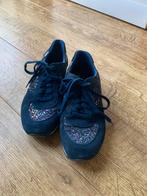 Hobbs Sneakers Maat 37- Blauw met Glitter, Ophalen of Verzenden, Gedragen, Blauw, Sneakers of Gympen