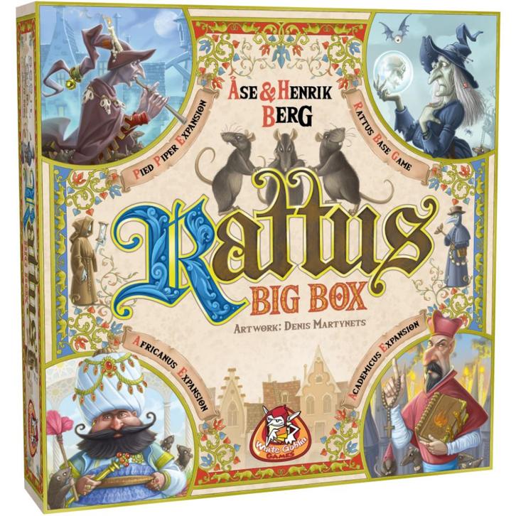 Rattus Big Box White Goblin Games Bordspel Nieuw, Hobby en Vrije tijd, Gezelschapsspellen | Bordspellen, Nieuw, Een of twee spelers