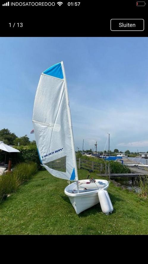 Walker Bay 10, Watersport en Boten, Open zeilboten, Gebruikt, Overige typen, Minder dan 3 meter, Overige materialen, Buitenboordmotor