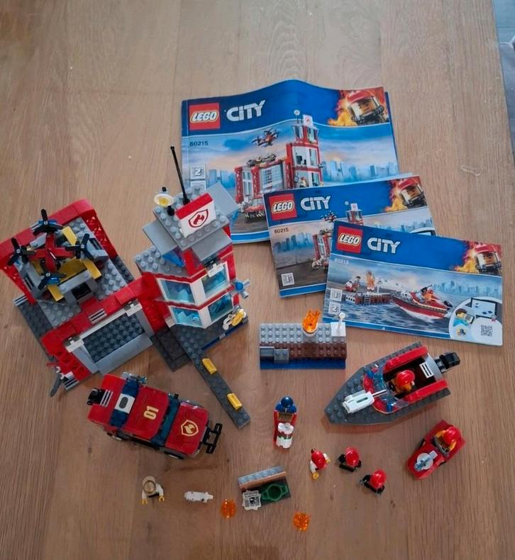 2x Lego City sets 60213 en 60215, Kinderen en Baby's, Speelgoed | Duplo en Lego, Gebruikt, Lego, Complete set, Ophalen of Verzenden