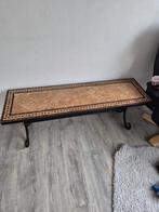 Mexicaanse tafel site table smeedijzer met mozaïek, Ophalen, 100 tot 150 cm, Zo goed als nieuw, 25 tot 50 cm