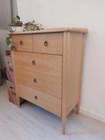 Houten commode/ladekastje op pootjes, Ophalen, Gebruikt, Vintage, 50 tot 100 cm