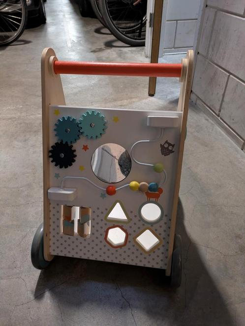 Houten loopwagen van Vertbaudet – activiteitenloopwagen, Kinderen en Baby's, Speelgoed | Houten speelgoed, Zo goed als nieuw, Ophalen of Verzenden