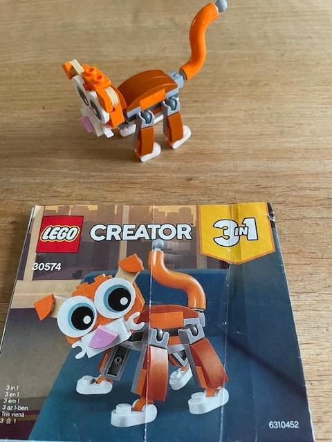 Lego 30574	 Creator 3 in 1 Kat, Kinderen en Baby's, Speelgoed | Duplo en Lego, Zo goed als nieuw, Lego, Complete set, Ophalen of Verzenden