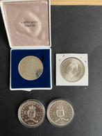 Juliana 4 mooie Tien Gulden  Foto/Adv, Postzegels en Munten, Munten | Nederland, Koningin Juliana, Setje, Zilver, Ophalen of Verzenden