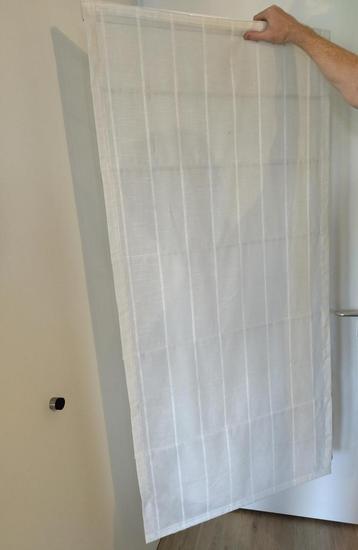 Vouwgordijn - 76 x 158 cm - crème wit  beschikbaar voor biedingen