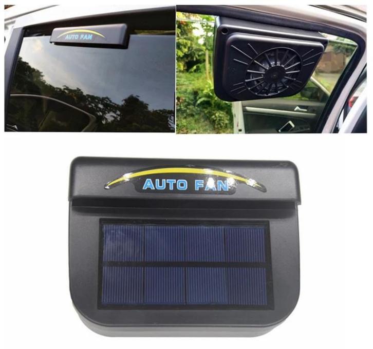 Autoraam ventilator systeem op zonnecel. Houd de auto koeler, Auto diversen, Auto-accessoires, Nieuw, Ophalen of Verzenden