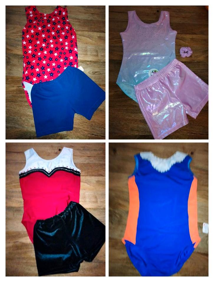 Turnpakjes/turnpakje/turnpak/gympakje maat 152 Uitverkoop, Sport en Fitness, Turnen, Zo goed als nieuw, Turnpak(je), Kindermaat 146 t/m 176