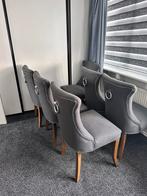 Loods 5 stoelen 6 stuks, Huis en Inrichting, Stoelen, Ophalen, Zo goed als nieuw, Grijs