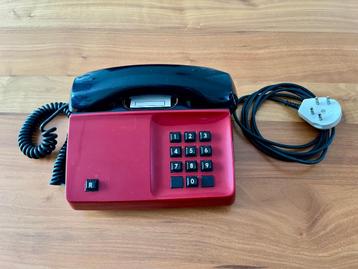 Diavox S  idk zwart / rood vintage druktoets telefoon beschikbaar voor biedingen