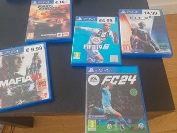 PS4 Games - Fast & Furious, FIFA, Elex, Mafia, FC beschikbaar voor biedingen