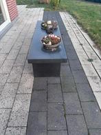 Natuursteen  sidetable binnen en buiten, Tuin en Terras, Gebruikt, Ophalen of Verzenden, 10 m² of meer, Beton