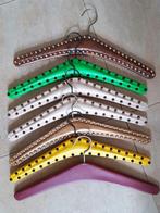 Vintage kledinghangers skai, Ophalen of Verzenden, Gebruikt