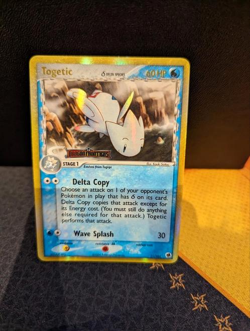 Togetic ex Dragon Frontiers holo stamp 11/101, Hobby en Vrije tijd, Verzamelkaartspellen | Pokémon, Zo goed als nieuw, Losse kaart