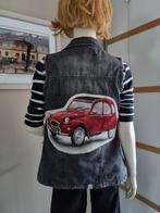 Gepimpt spijkerhesje / jeans gilet - Citroën 2CV - Maat L, Kleding | Dames, Cool Cat, Ophalen of Verzenden, Zo goed als nieuw