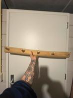 Houten Kapstok met 5 Haken, Wandkapstok, Gebruikt, Ophalen of Verzenden, Minder dan 100 cm