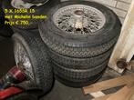Wire wheels / Spaakwielen 5x 165SR 15", Ophalen, Gebruikt