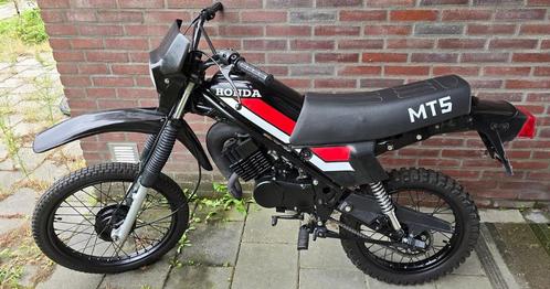 Honda MT8 HD02 van 01-07-1980 origineel Black Edition, Fietsen en Brommers, Brommers | Honda, Gebruikt, MT, Ophalen