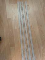 Plakplint bruingrijs, Doe-het-zelf en Verbouw, Plinten en Afwerking, Ophalen, Nieuw, Mdf, 200 tot 250 cm