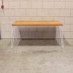 Moderne bureau tafel eettafel op Pin poten massief hout, Huis en Inrichting, Bureaus, Gebruikt, Ophalen, Bureau