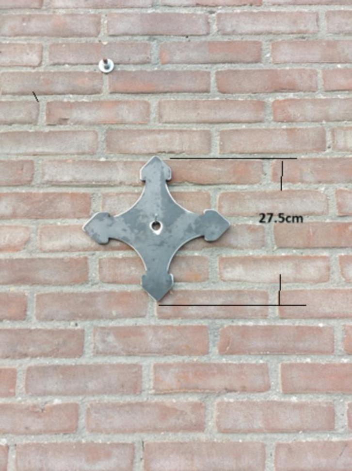 Muuranker Muurdecoratie muuranker klaverblad, Antiek en Kunst, Curiosa en Brocante, Ophalen