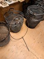 Zinken draadmand, Ophalen, Gebruikt, Rond, Overige materialen