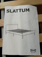 Ikea slattum bed, Huis en Inrichting, Ophalen, Hoogslaper, Tweepersoons, 140 cm