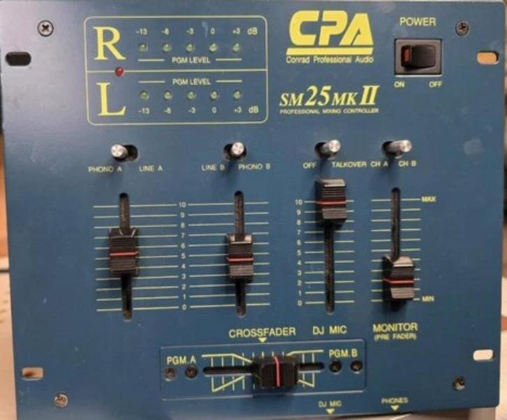 CPA stereo Mixer (SM25K2), Muziek en Instrumenten, Mengpanelen, Gebruikt, Ophalen of Verzenden