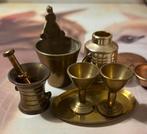 Poppenhuis letterbak potten en kannen etc. Koper messing, Ophalen of Verzenden, Gebruikt, Poppenhuis