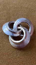 Goudkleurige vintage broche, Ophalen of Verzenden, Gebruikt, Goud, Overige materialen