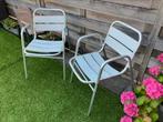 Aluminium tuinstoelen 2x, Ophalen, Zo goed als nieuw, Aluminium