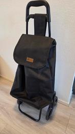 3-wiel boodschappentrolley, Ophalen, Gebruikt, Kunststof, Met deksel