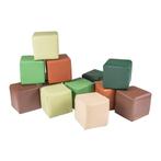 12 speelblokken - hoogwaardig foam - 15x15 cm - gemengde kle, Ophalen of Verzenden, Nieuw, Overige typen