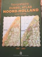 Topografische dubbelatlas Noord Holland, Ophalen of Verzenden, 1800 tot 2000, Nederland, Landkaart