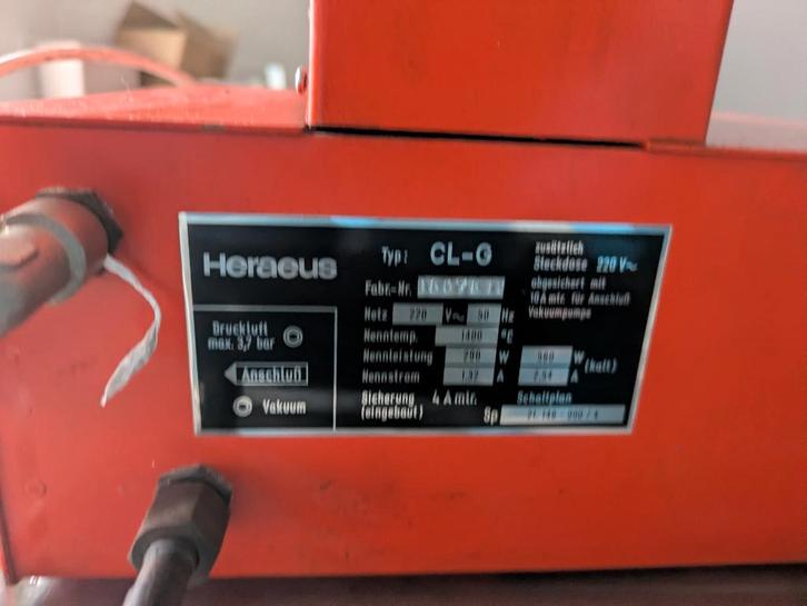 Combilabor CL-G gietapparaat tandtechniek, Hobby en Vrije tijd, Overige Hobby en Vrije tijd, Gebruikt, Ophalen