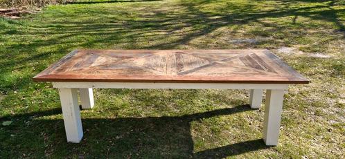 Unieke grote eetkamertafel, Huis en Inrichting, Tafels | Eettafels, 200 cm of meer, Vijf personen of meer, Rechthoekig, Ophalen
